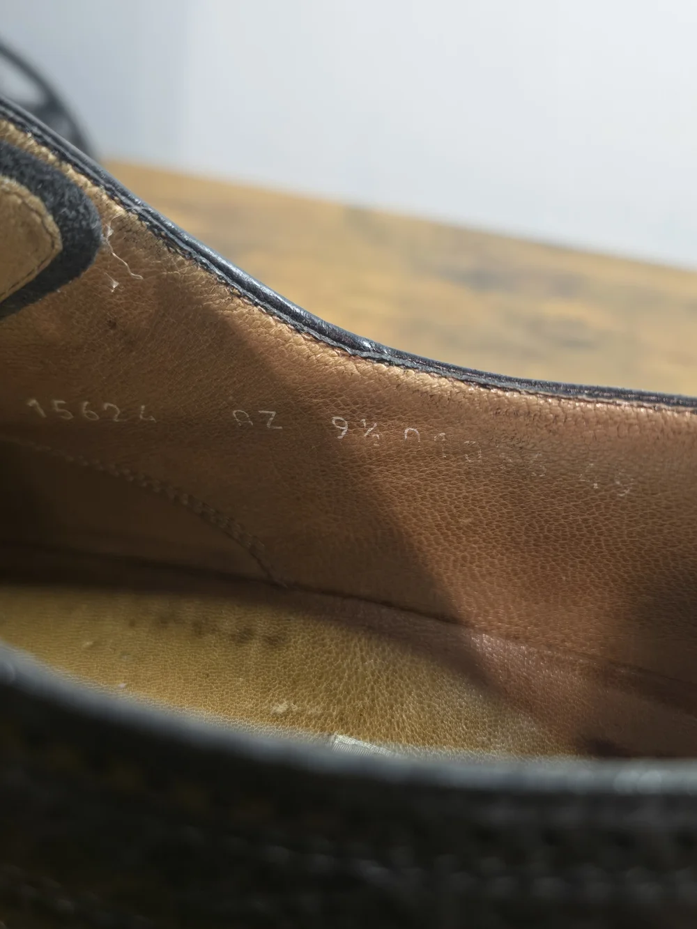 Moreschi Mens Italian Black Pebbled Leather Cap Toe Brogue Oxfords Shoes Sz 9.5